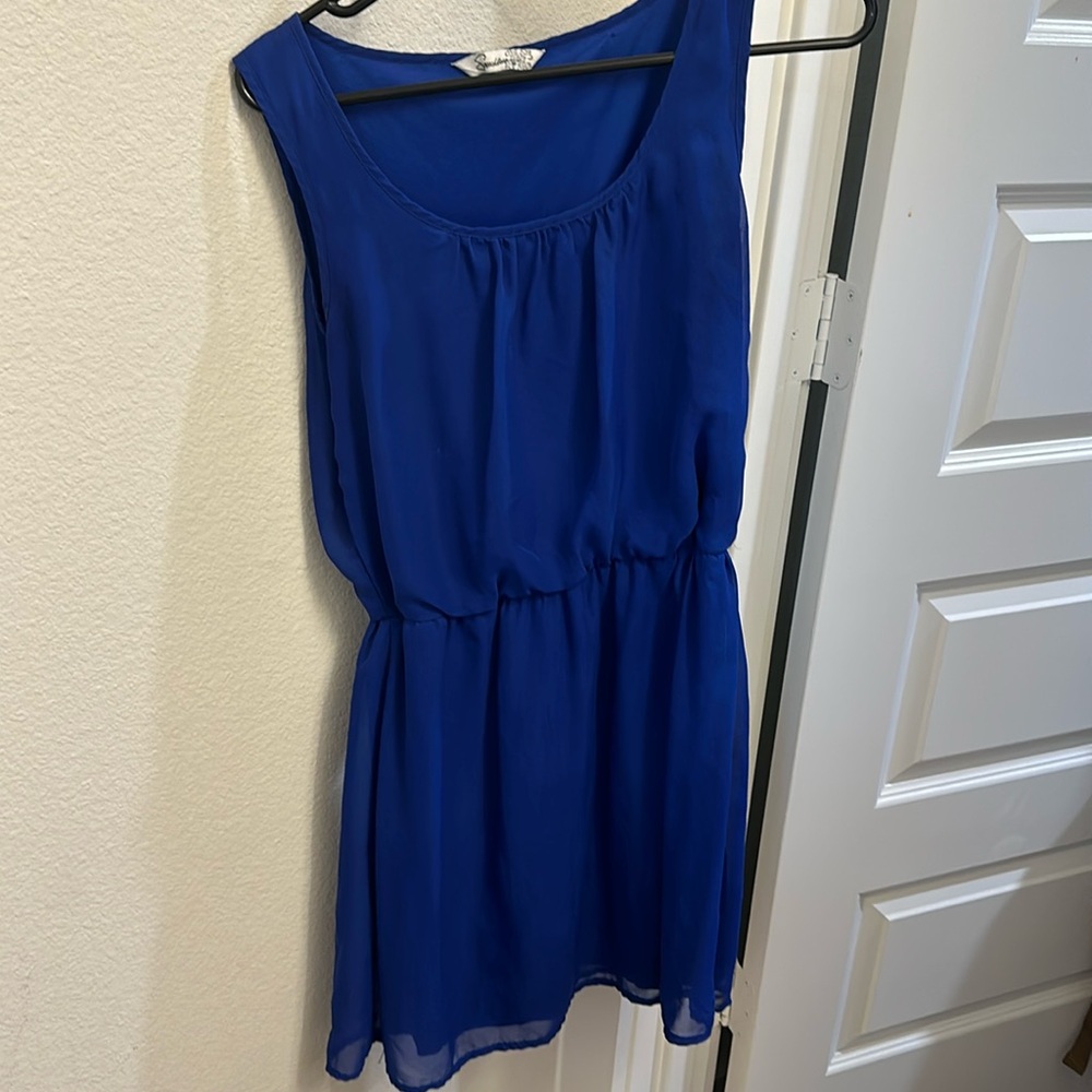 Blue dress